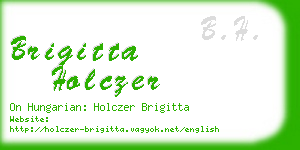 brigitta holczer business card